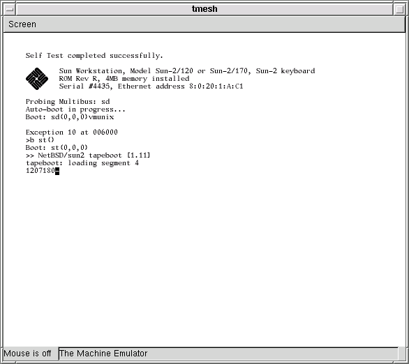 Loading the RAMDISK kernel